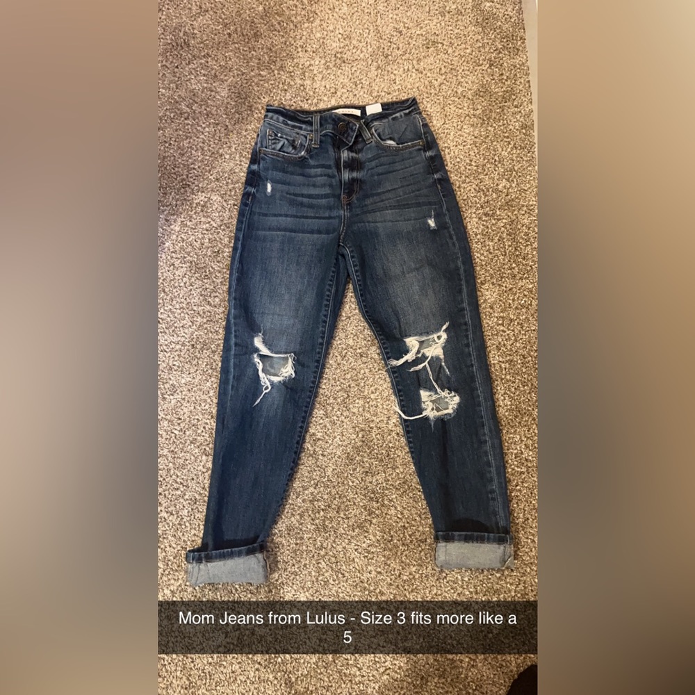 Lulu’s Mom Jeans - Size 3 - Worn 1x